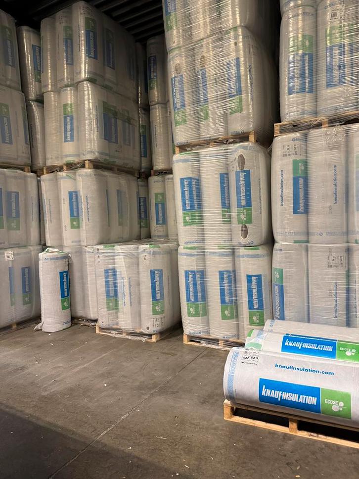 Glaswol aan laagste prijs!!, Doe-het-zelf en Bouw, Isolatie en Afdichting, Zo goed als nieuw, Glaswol, Ophalen