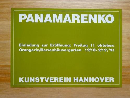 Panamarenko, invitatie 1991 Kunstverein Hannover, Livres, Art & Culture | Arts plastiques, Neuf, Sculpture, Enlèvement ou Envoi