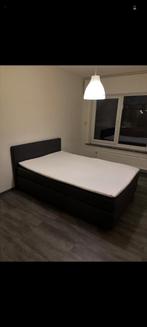 Boxspring, Ophalen, Zwart, 140 cm, Zo goed als nieuw