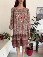 Beautiful dress with boho print (size XS/S), Kleding | Dames, Jurken, Beige, Ophalen of Verzenden, Maat 36 (S), Gedragen