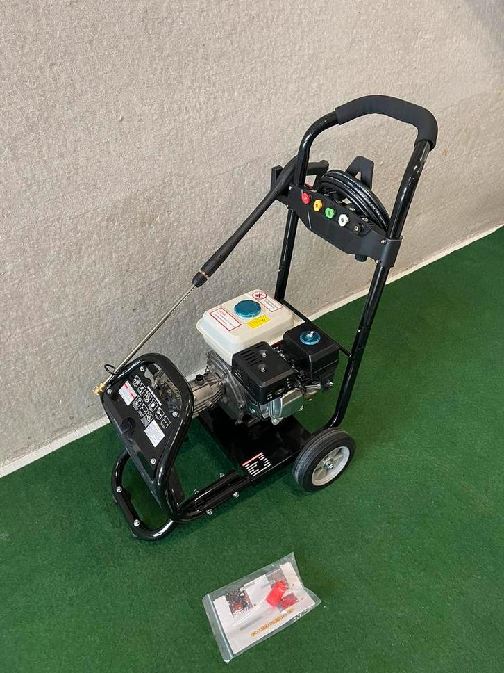 Nieuwe professionele benzine hogedrukreiniger, Tuin en Terras, Hogedrukreinigers, Nieuw, Benzine, Ophalen