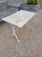 Vintage tuintafel, Ophalen, Zo goed als nieuw, Rechthoekig, Metaal
