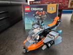 Lego Creator 3 in 1 Cyberdrone (31111), Kinderen en Baby's, Speelgoed | Duplo en Lego, Ophalen, Zo goed als nieuw, Complete set