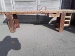Oude houten werkbank, Ophalen, Gebruikt, 70 tot 120 cm, Bankschroef