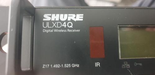 Shure ULXD4Q 4 kanaals digitale microfoon ontvanger, Muziek en Instrumenten, Microfoons, Zo goed als nieuw, Zangmicrofoon, Draadloos
