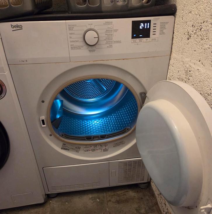 Droogkast Beko 8kg, Elektronische apparatuur, Droogkasten, Zo goed als nieuw, Condens, Voorlader, 6 tot 8 kg, 85 tot 90 cm, Anti-kreukfase