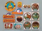 Vintage Ijsboerke/Pinti ijs stickers., Verzamelen, Ophalen of Verzenden, Zo goed als nieuw, Merk