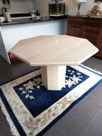 Table de salle à manger octogonale en travertin, Ophalen
