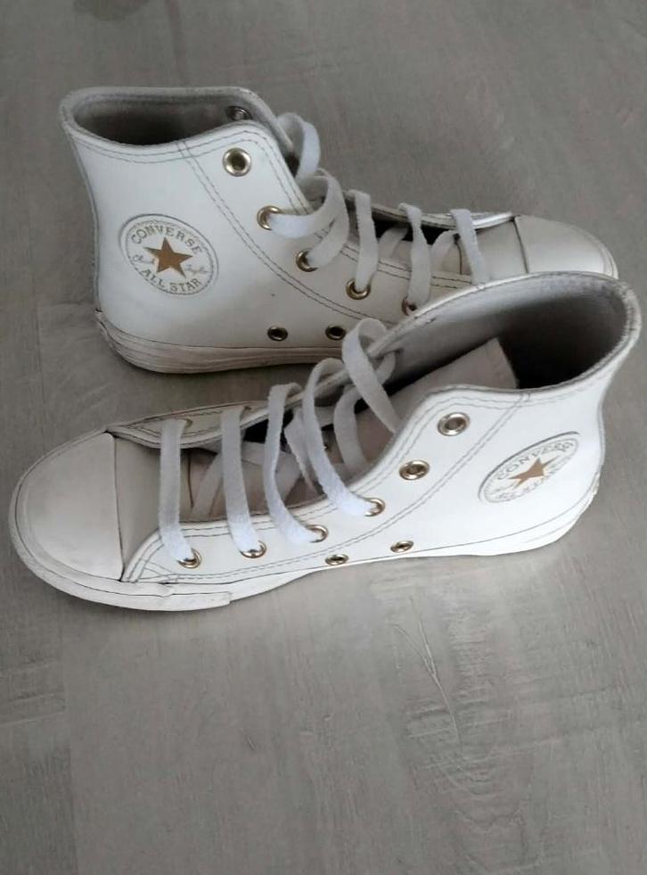 hoge leren sneakers All star Converse maat 33, Kinderen en Baby's, Kinderkleding | Schoenen en Sokken, Zo goed als nieuw, Sportschoenen