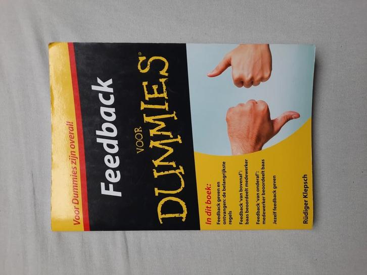 Rüdiger Klepsch - Feedback voor Dummies, Boeken, Wetenschap, Zo goed als nieuw, Ophalen