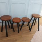 Tabourets vintage, Enlèvement, Comme neuf, Bois