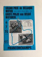 1975 Grote Prijs België moto + side cars, Ophalen of Verzenden, Motoren