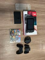 Nintendo switch + 2 games + SD card + alle accessoires, Games en Spelcomputers, Ophalen of Verzenden, Zo goed als nieuw, Met games