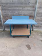 Werkbank op stopwielen L147B75H85 legplank onderin pr62euro, Doe-het-zelf en Bouw, Werkbanken, Ophalen of Verzenden