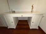 Klassiek wit bureau (Ikea), Huis en Inrichting, Bureaus, Ophalen, Zo goed als nieuw, Bureau