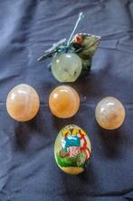 oeufs et pomme en marbre/verre, Ophalen of Verzenden, Gebruikt, Overige materialen, Overige typen