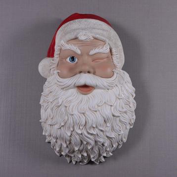 Décoration murale en forme de tête de Père Noël — Hauteur du, Divers, Enlèvement, Neuf