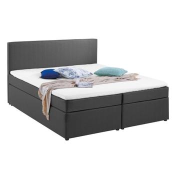 boxspring 160 200 neuf avec surmatelas, véritable sommier  disponible aux enchères