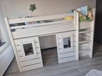 Half hoogslaper, Kinderen en Baby's, Kinderkamer | Stapelbedden en Hoogslapers, Ophalen, Zo goed als nieuw