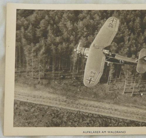 Postkaart, Die Wehrmacht, Aufklärer am Waldrand, jaren'40., Verzamelen, Militaria | Tweede Wereldoorlog, Landmacht, Overige typen