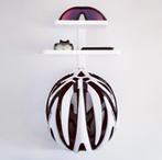 Fietshelm muurhanger - Dual Tray - Wit, Verzenden, Nieuw