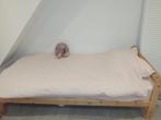 Eénpersoonsbed, Ophalen, 90 cm, Eenpersoons, Bruin