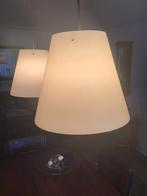 Hanglampen bvoor boven eetkamer tafel, Huis en Inrichting, Lampen | Lampenkappen, Ophalen, Zo goed als nieuw, Beige, Romantische sfeerlamp met veel licht ook voor te lezen