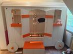 Pipowagen Bed, Huis en Inrichting, Slaapkamer | Bedden, Ophalen, Gebruikt, Eenpersoons, Wit