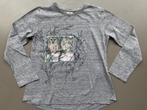Grijs T-shirt uilprint Zara maat 122-128, Kinderen en Baby's, Kinderkleding | Maat 128, Zara Girls, Meisje, Zo goed als nieuw