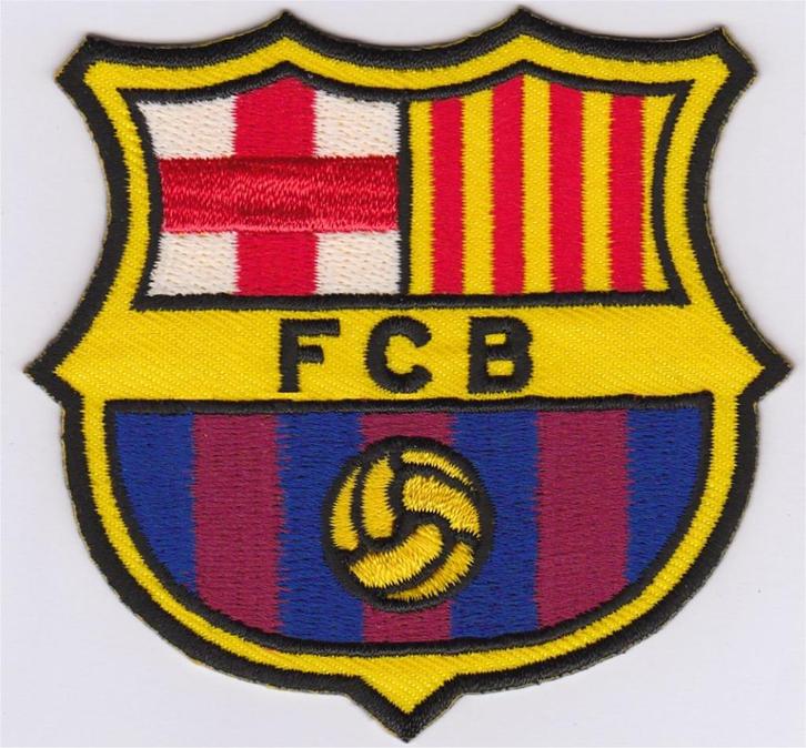 FC Barcelona stoffen opstrijk patch embleem, Verzamelen, Sportartikelen en Voetbal, Nieuw, Verzenden