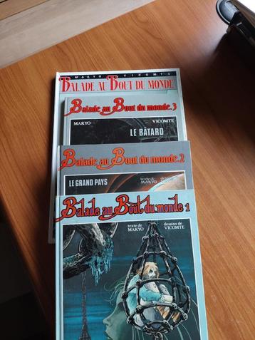 lot de 4 BD pour 9€: Balades au bout du monde - MAKYO beschikbaar voor biedingen
