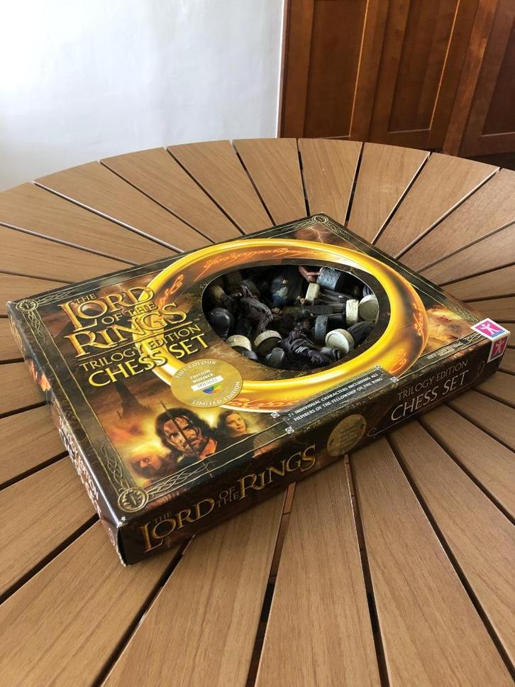 Schaakspel Lord of the Rings, Verzamelen, Lord of the Rings, Zo goed als nieuw, Spel, Ophalen of Verzenden