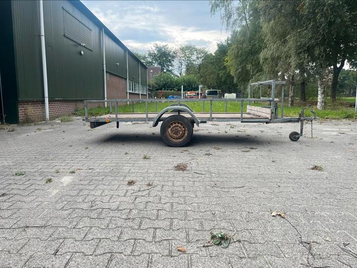 Aanhanger/aanhangwagen 1 as volledig gegalvaniseerd, Auto diversen, Aanhangers en Bagagewagens, Gebruikt, Ophalen