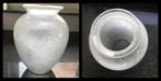 Gelijk nieuw vintage grote vaas melkglas onbeschadigd vazen, Wit, Ophalen of Verzenden, Minder dan 50 cm, Glas