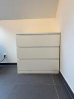 MALM Chest of 3 drawers, white, 80x78 cm_1, Ophalen, 50 tot 100 cm, Zo goed als nieuw, 3 of 4 laden