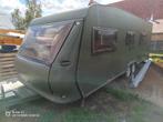 Hobby Excelsior Caravan dubbelass 2008 5500€, Caravans en Kamperen, Bedrijf, Hobby