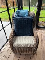 Zetel rotan, Huis en Inrichting, Ophalen, Eenpersoons, Zo goed als nieuw, Rechte bank