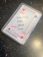Cartes à jouer uniques Brussels Euro Joker Club 145/400, Collections, Enlèvement ou Envoi, Neuf, Carte(s) à jouer