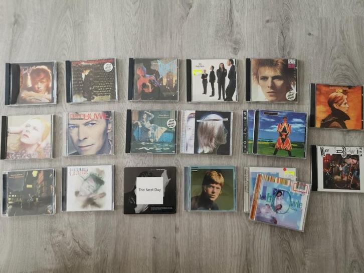 Lot David Bowie cd's - 19 stuks, Cd's en Dvd's, Cd's | Rock, Gebruikt, Overige genres, Ophalen of Verzenden