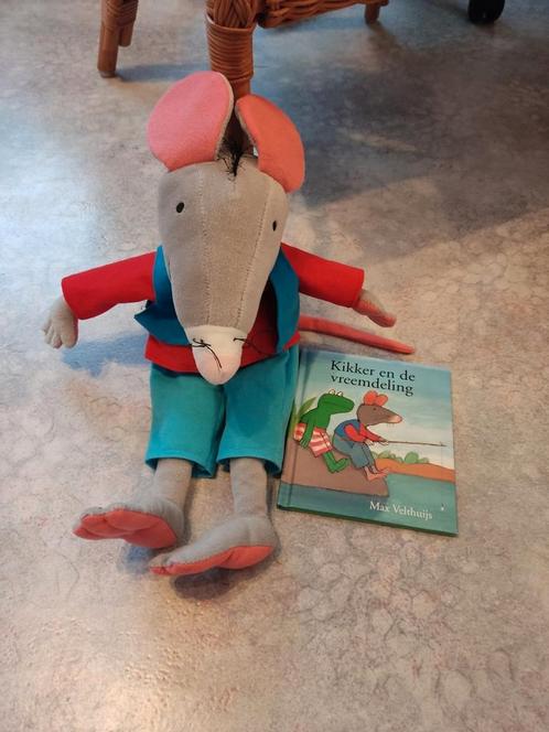 Boekje met knuffel Rat : Kikker en de vreemdeling, Livres, Livres pour enfants | 0 an et plus, Comme neuf, 3 à 4 ans, Enlèvement ou Envoi