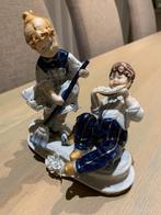 Capodimonte Edoardo Tasca jongen en meisje, Ophalen of Verzenden