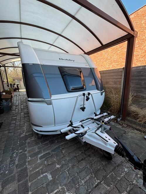 Hobby 540KMFe de Luxe, Caravans en Kamperen, Caravans, Particulier, tot en met 6, Hobby, Vast bed, Luifel, Ophalen