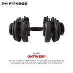 PH Fitness Premium Verstelbare Dumbbell Set 24 kg – 15-in-1, Ophalen, Nieuw, Benen, Dumbbell