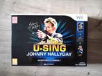 Johnny Hallyday U-Sing Jeu Nintendo Wii Jeu & 2 Micros, Collections, Collections Autre, Envoi, Utilisé
