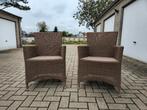 Loungestoelen / tuinstoelen 2 stuks rotan, Tuin en Terras, Ophalen, Rotan