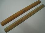 2 vintage oude meetlatten 30cm, Diversen, Ophalen