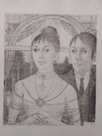 Paul Delvaux lithografie, Antiek en Kunst, Ophalen