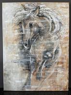 Peinture de cheval aux tons doux, Antiquités & Art, Enlèvement ou Envoi