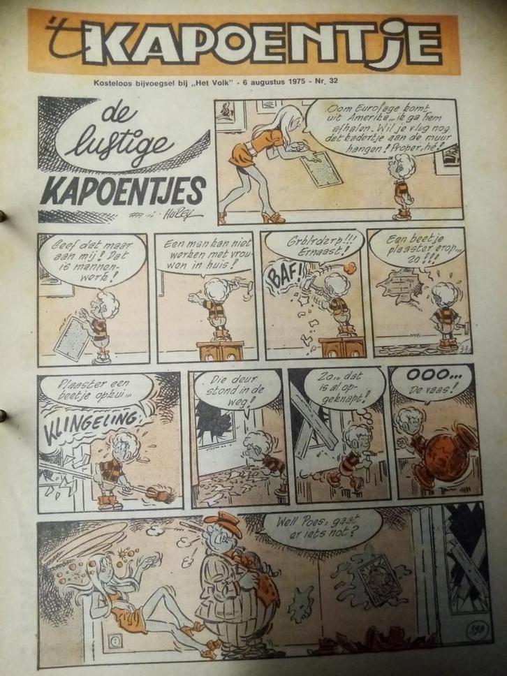 Verzameling 't Kapoentje 1974 - 1982 bijvoegsels HetVolk, Verzamelen, Tijdschriften, Kranten en Knipsels, Ophalen