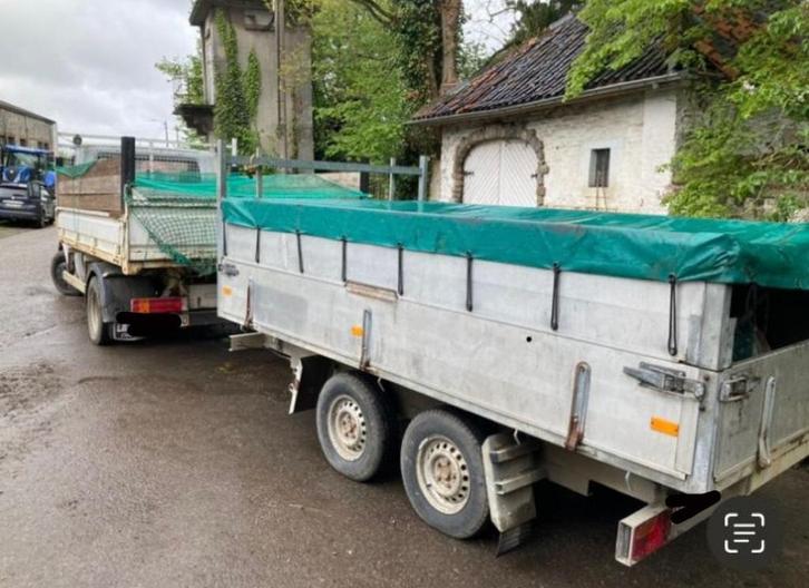Remorque basculante RW, Auto diversen, Aanhangers en Bagagewagens, Gebruikt, Ophalen